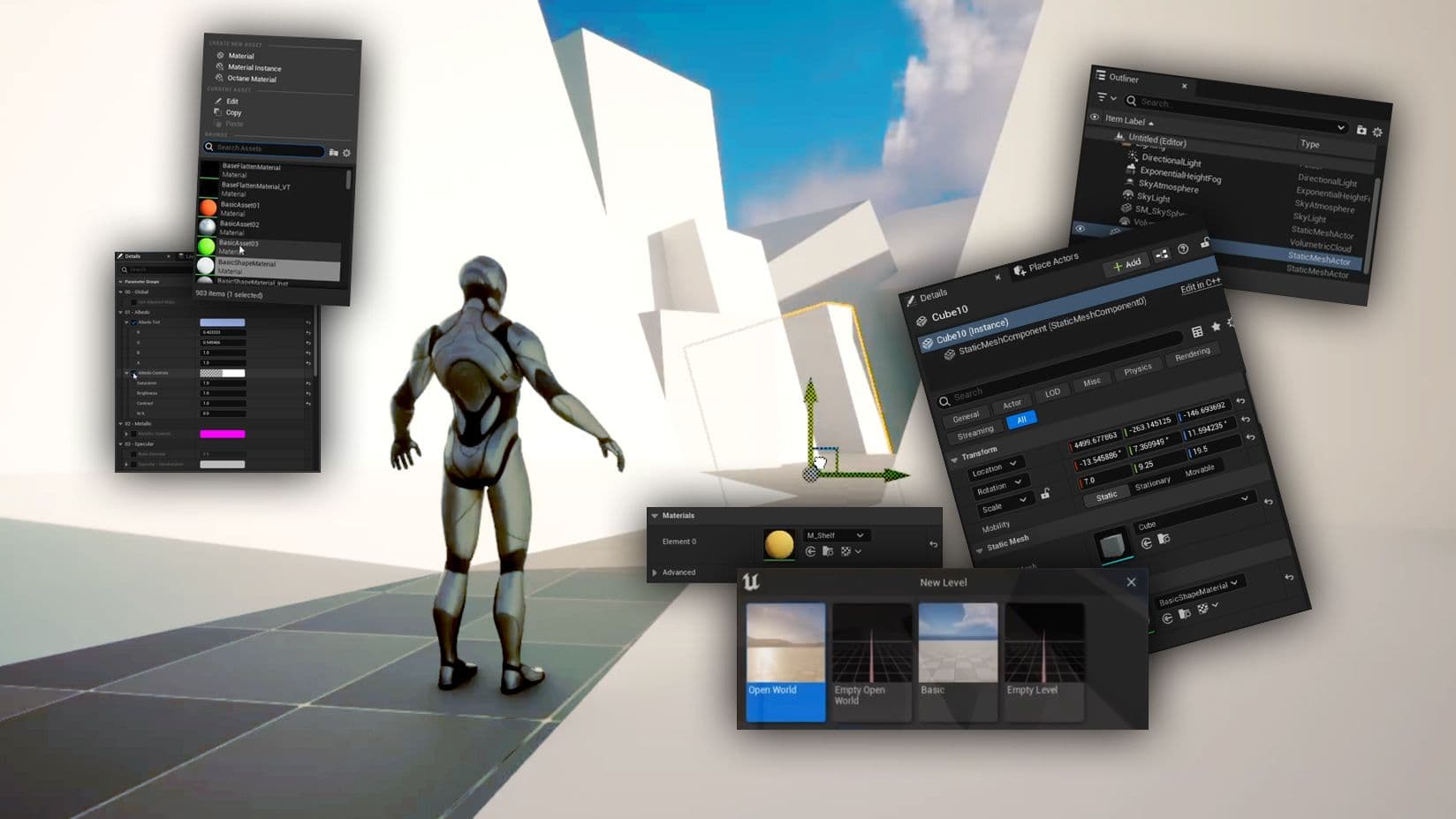 Unreal Engine 5 Basics background