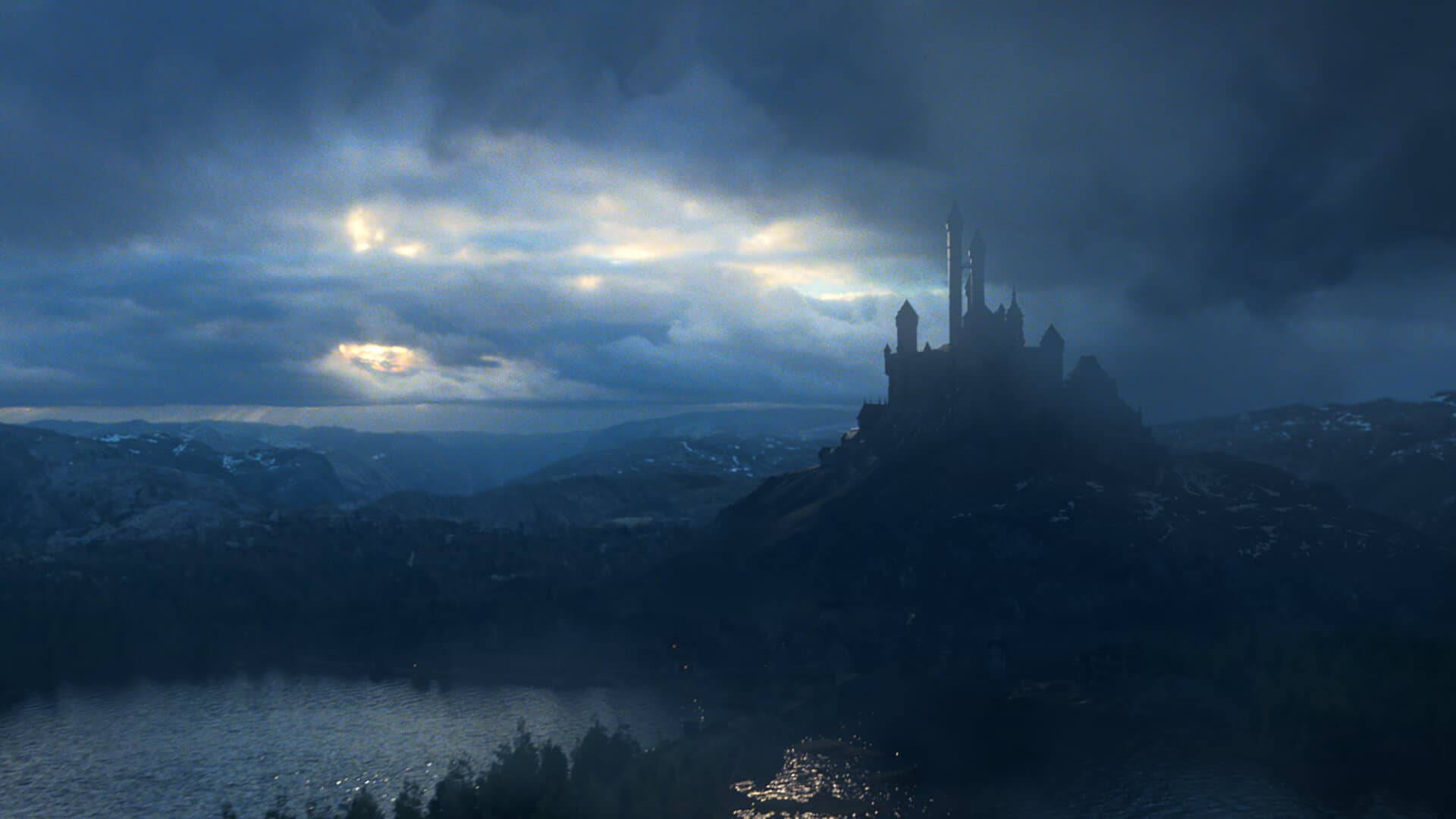3D Matte Painting background